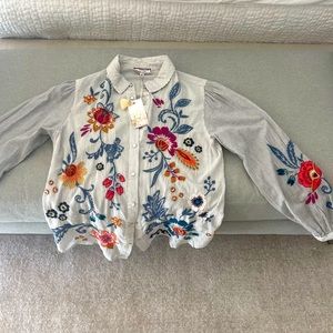 Johnny Was Brand New Blouse